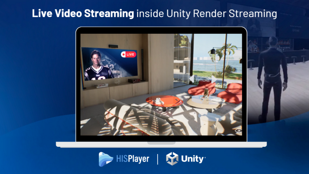 Video Streaming inside Unity Render Streaming - HISPlayer